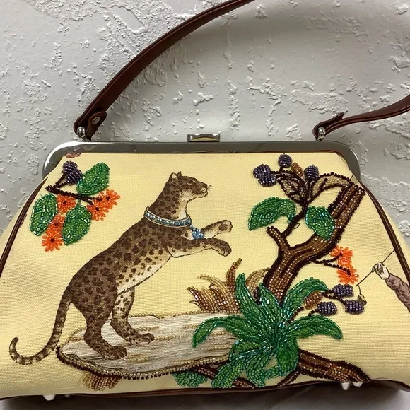 Isabella Fiore  Beaded Jaguar Vintage - Never Used - Picture 2 of 12